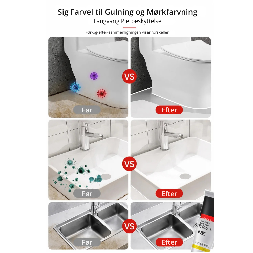 AquaSeal™ Pro | Hurtig forsegling til hjemmets små utætheder