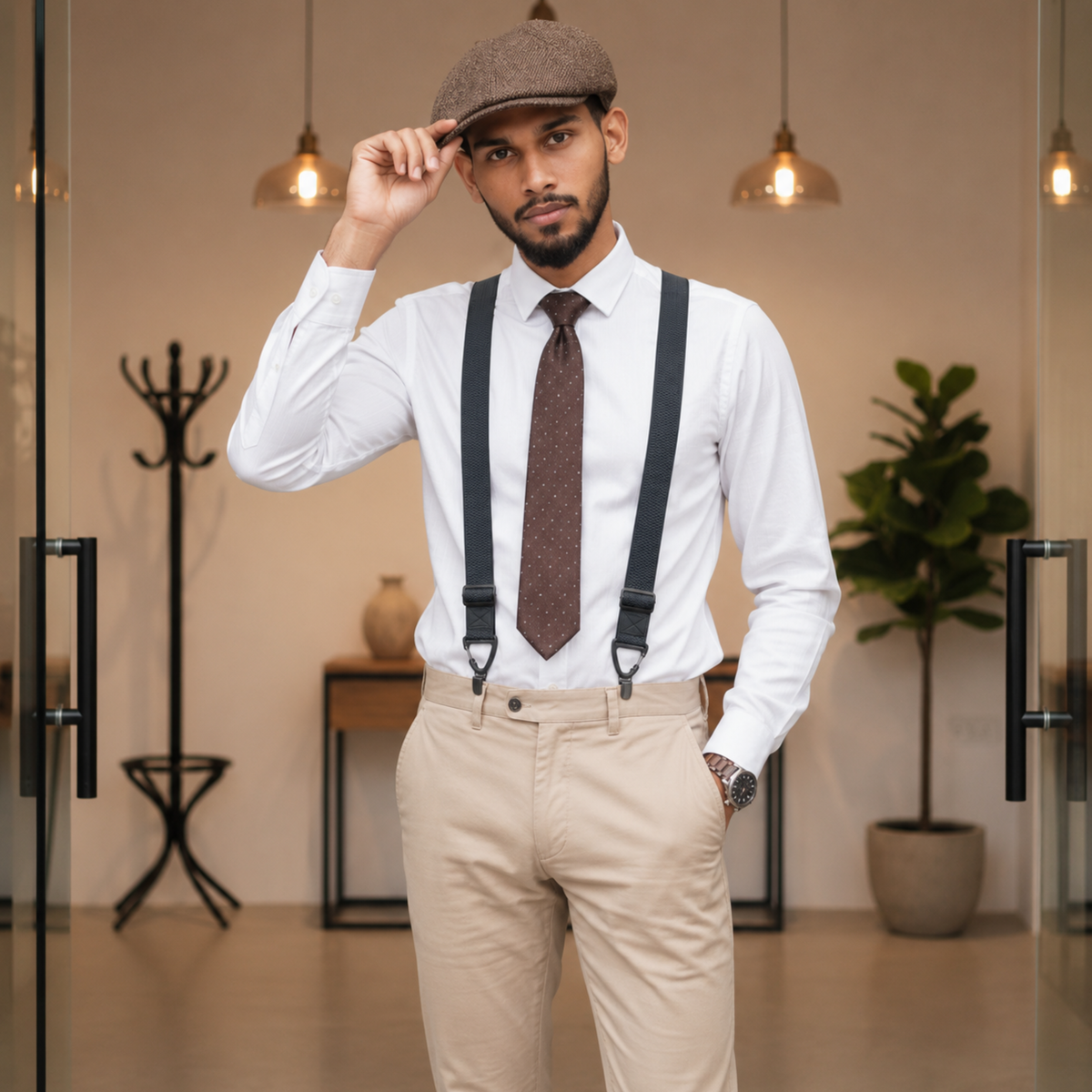 GripSuspenders™ | Hold bukserne oppe uden stram livrem