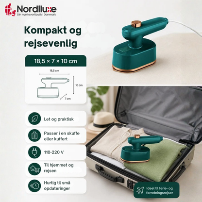 IronGo™ | Kompakt dampstrygejern til hurtige krøllefri touch-ups