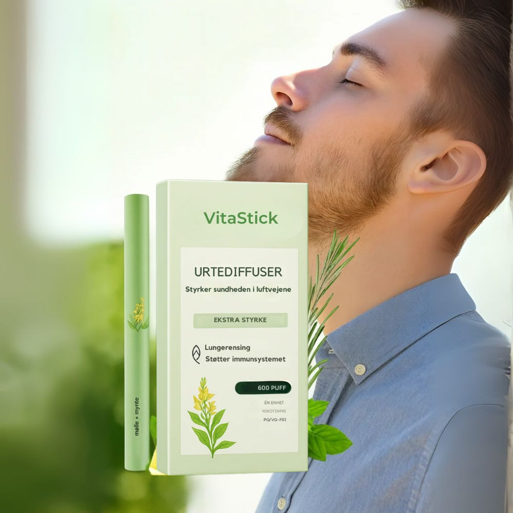 VitaStick™ | Føl dig socialt komfortabel igen uden lugten af cigaretter