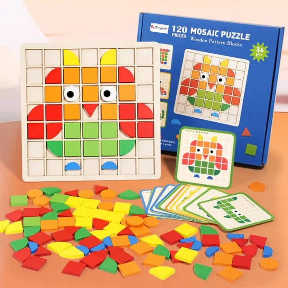MosaicPuzzle™ | 40 mønstre der bliver til fri fantasi