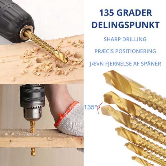DrillCut™ | Bor hullet og form åbningen sidelæns