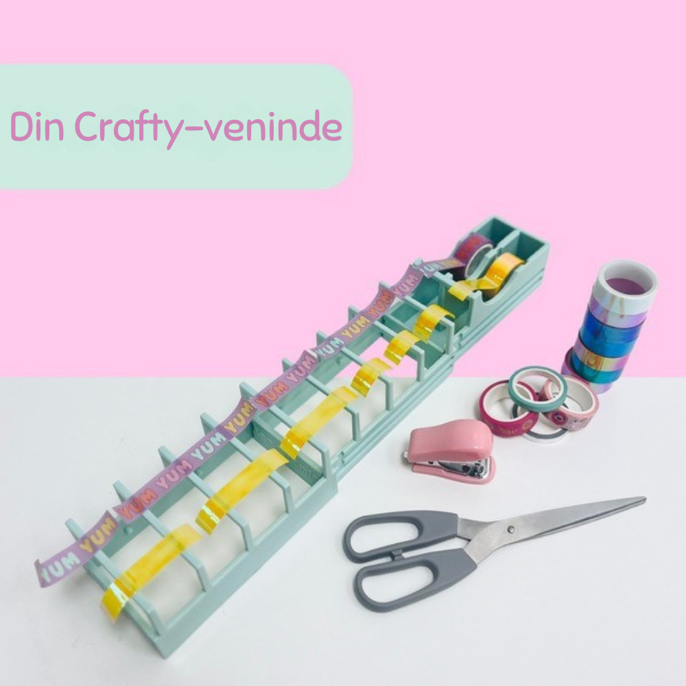 TapeBuddy™ | Klipp flere stykker tape på et øjeblik – perfekt til gaver eller på kontoret!