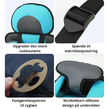 SafeRide™ | Kompakt løsning til rejser med børn