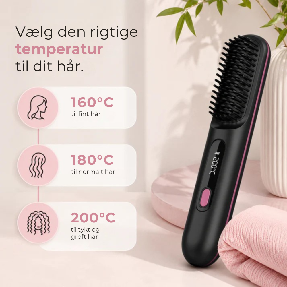 HeatBrush™ | Kort hår med volumen på få minutter