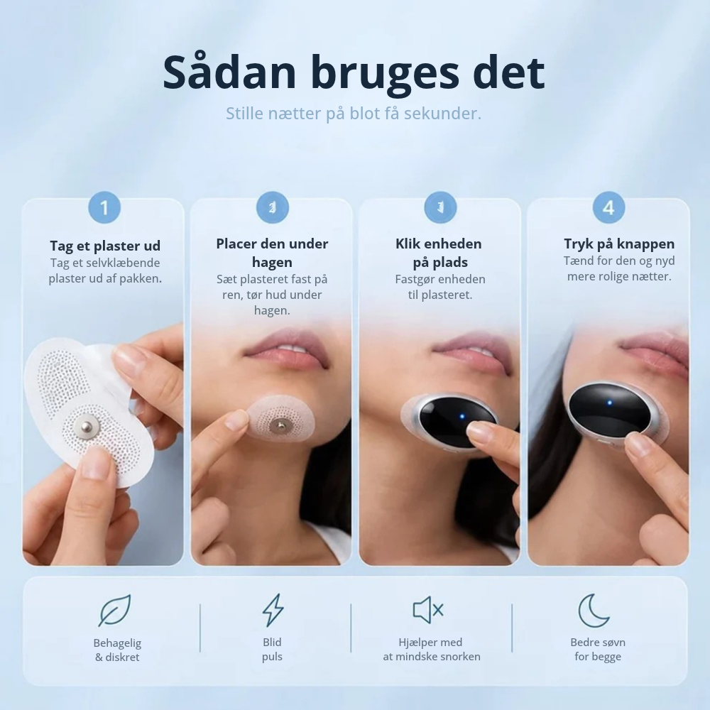 QuietSleep™ | Mindre snorken uden noget i munden
