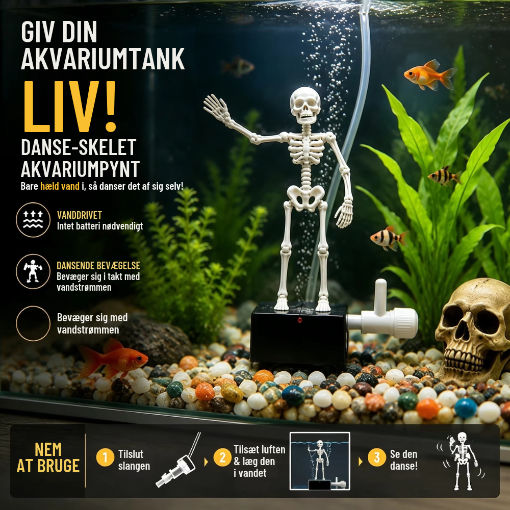 AquaBones™ | Giv akvariet noget ingen forventer
