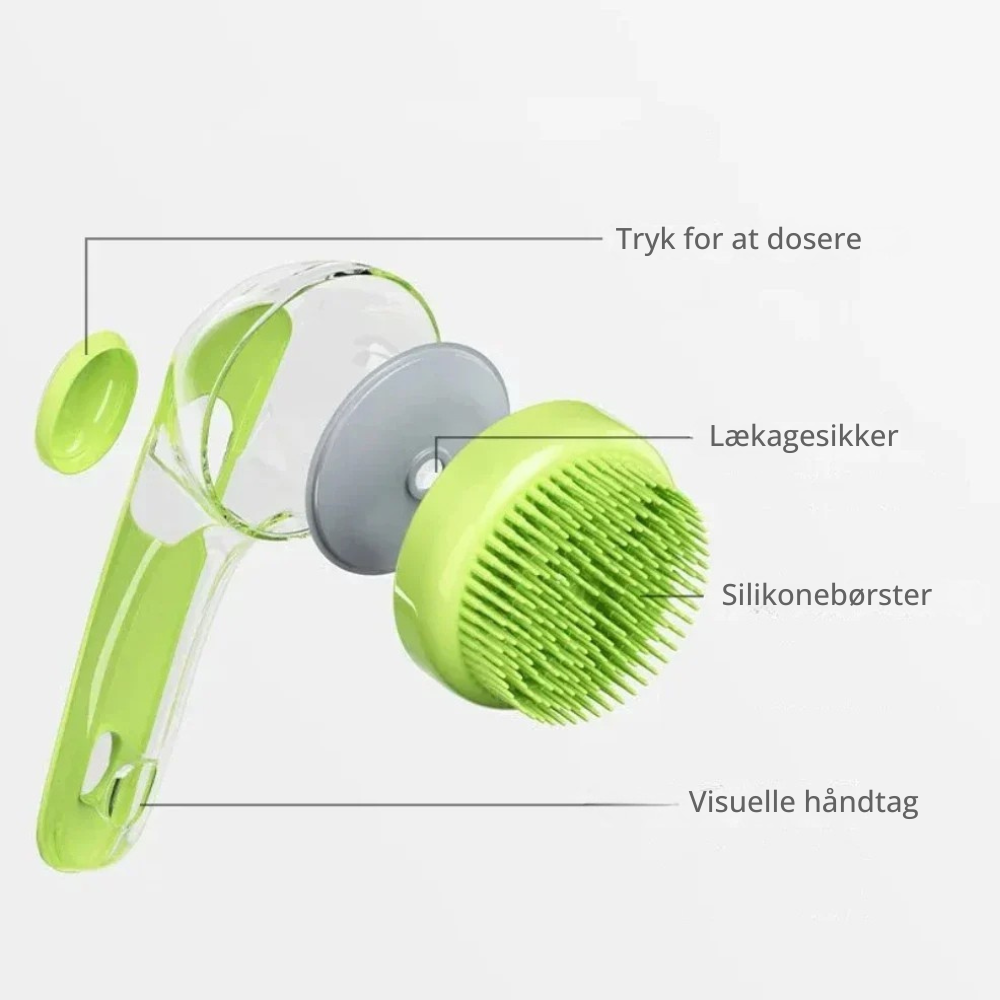 DoggyWash™ | Vask og børst i én bevægelse