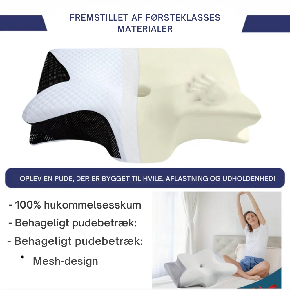 ErgoPillow™ | Vågn udhvilet efter roligere og dybere søvn