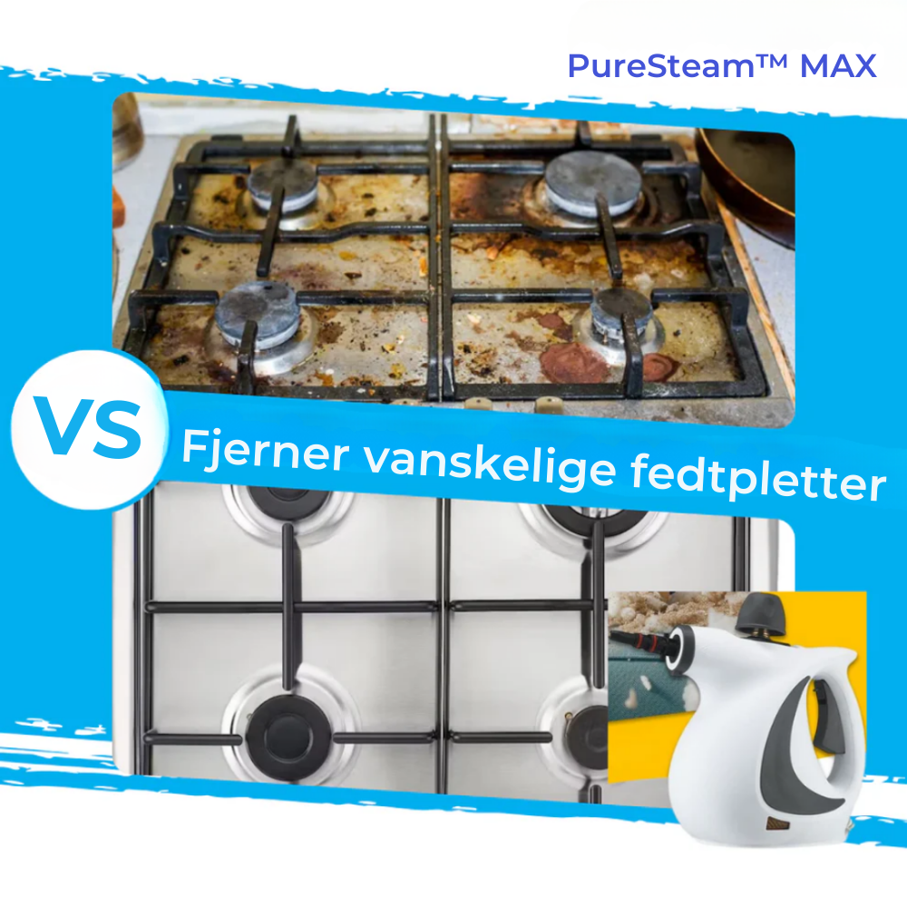 PureSteam™ MAX | Dybtgående rengøring uden kemikalier – klar på få sekunder