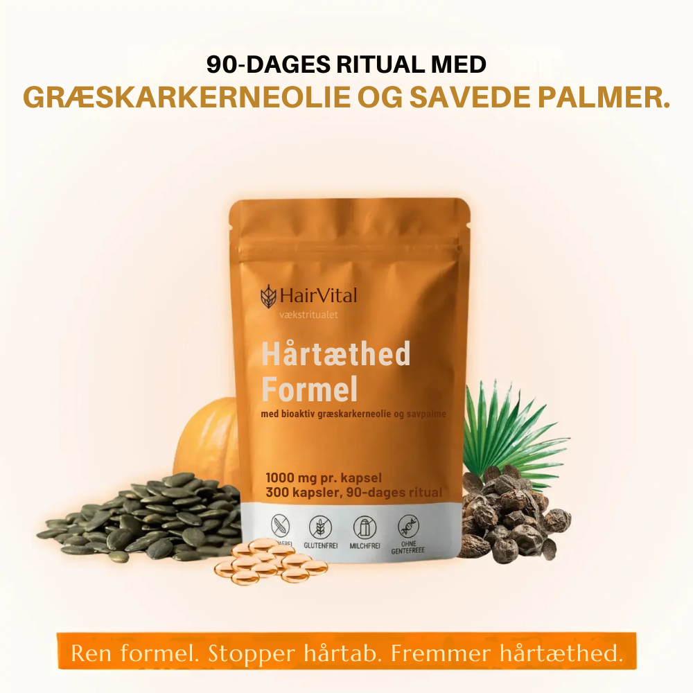 HairVital™ | Styrk dit hår indefra og oplev mere fylde igen