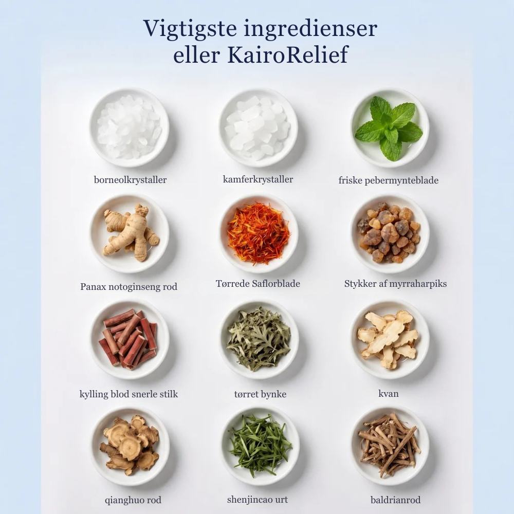 KairoRelief™ | Målrettet urteplaster til lettere bevægelse hele dagen