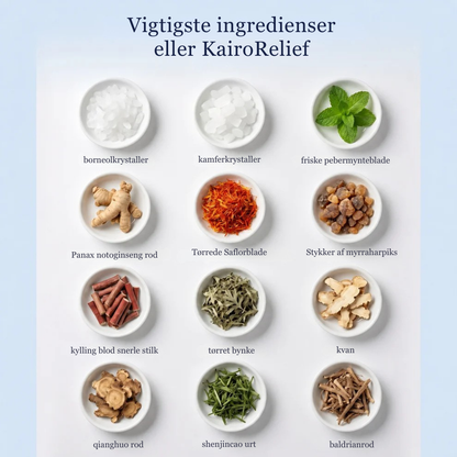 KairoRelief™ | Målrettet urteplaster til lettere bevægelse hele dagen