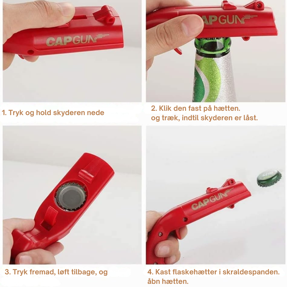 CapGun™ | Åbn flasken – og start festen