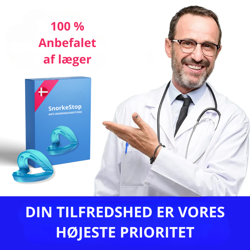 SnorkeStop™ | Få ro i soveværelset og vågn frisk og udhvilet