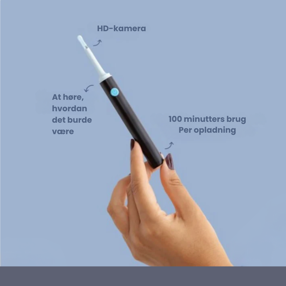 EarPure™ | Rens dine ører sikkert og præcist – uden vatpinde eller risiko