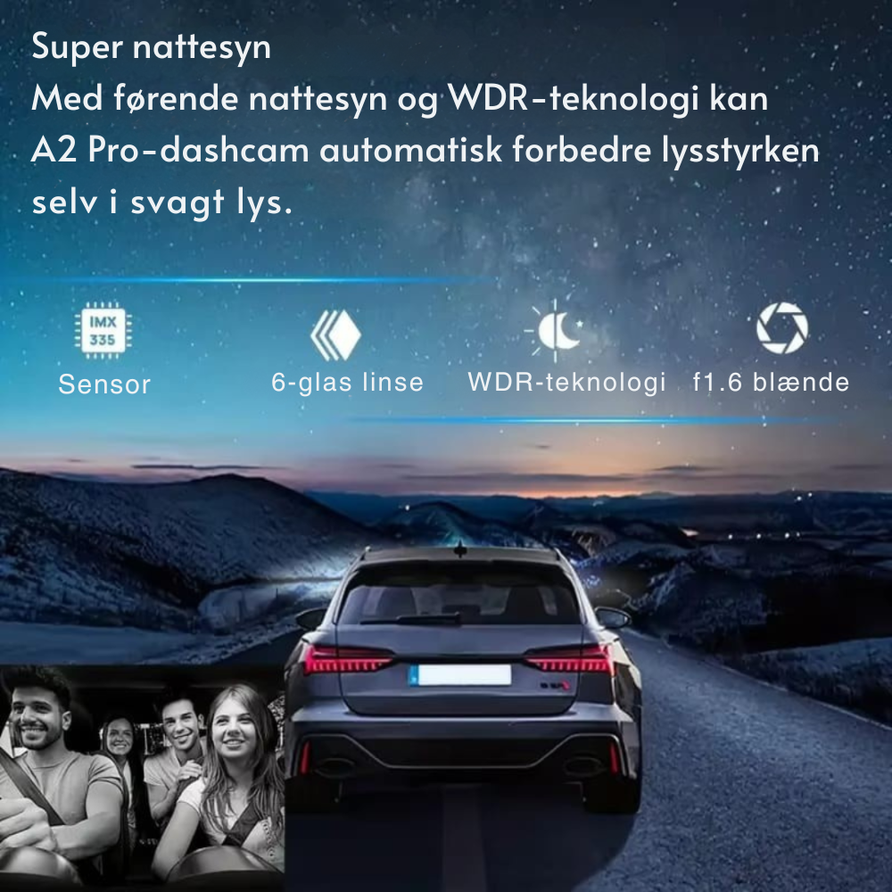 DriveView Pro™ | Dobbelt linse for fuld dækning