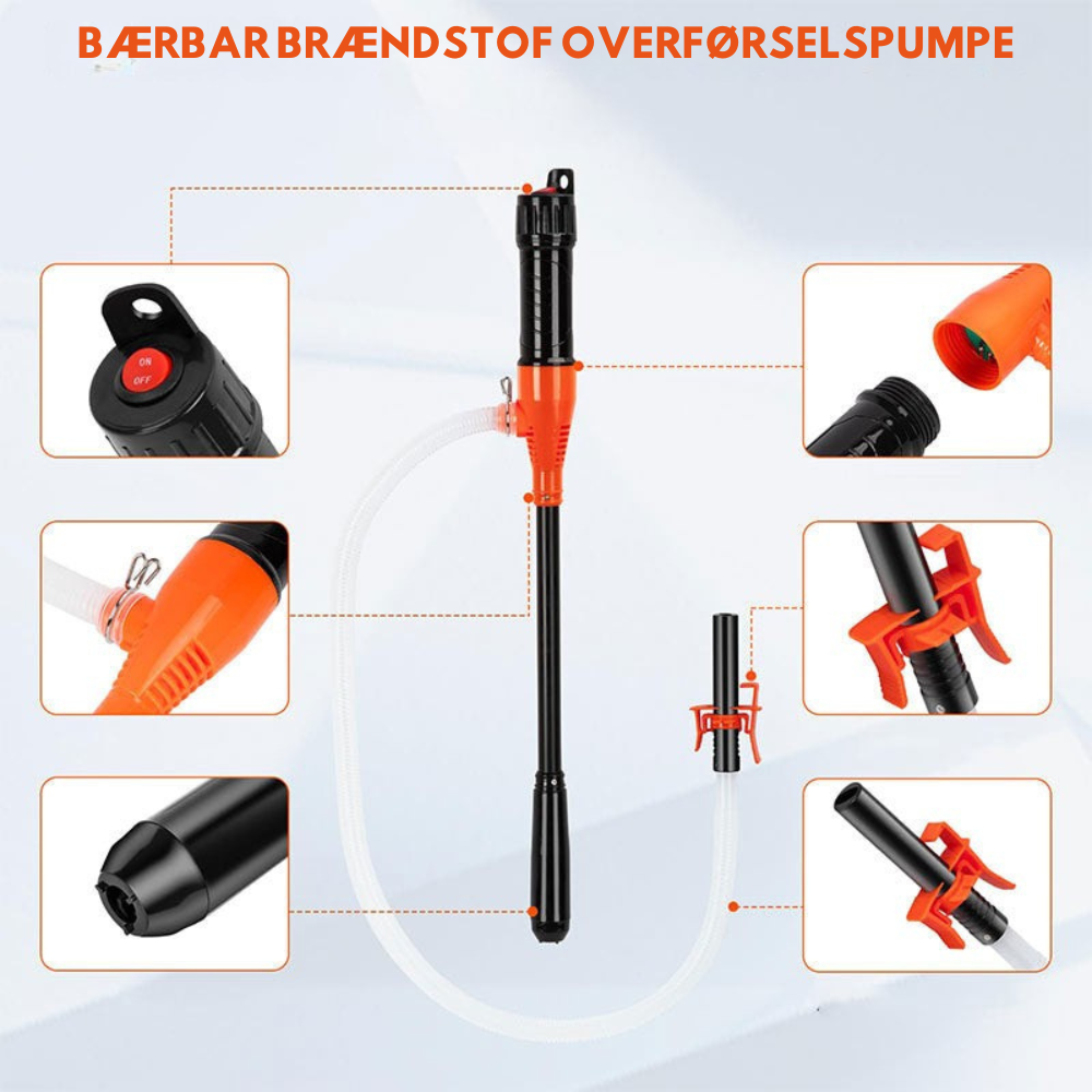 FlowPump™ Pro | Elektrisk væskepumpe til lettere og renere overførsel