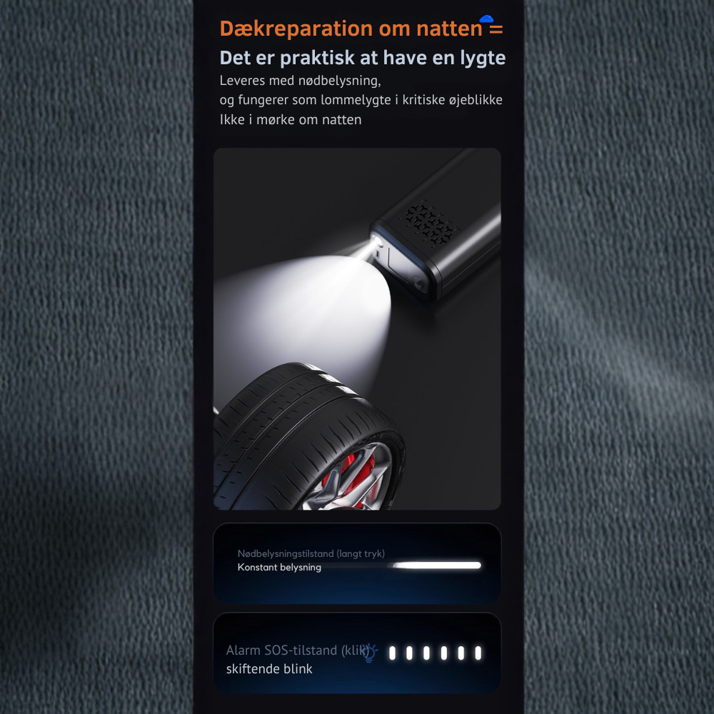 AutoVac™ Pro | Én kompakt løsning til en ren, sikker og klar bil