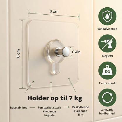 HoldFast™ | Stærkt ophæng uden huller eller besvær