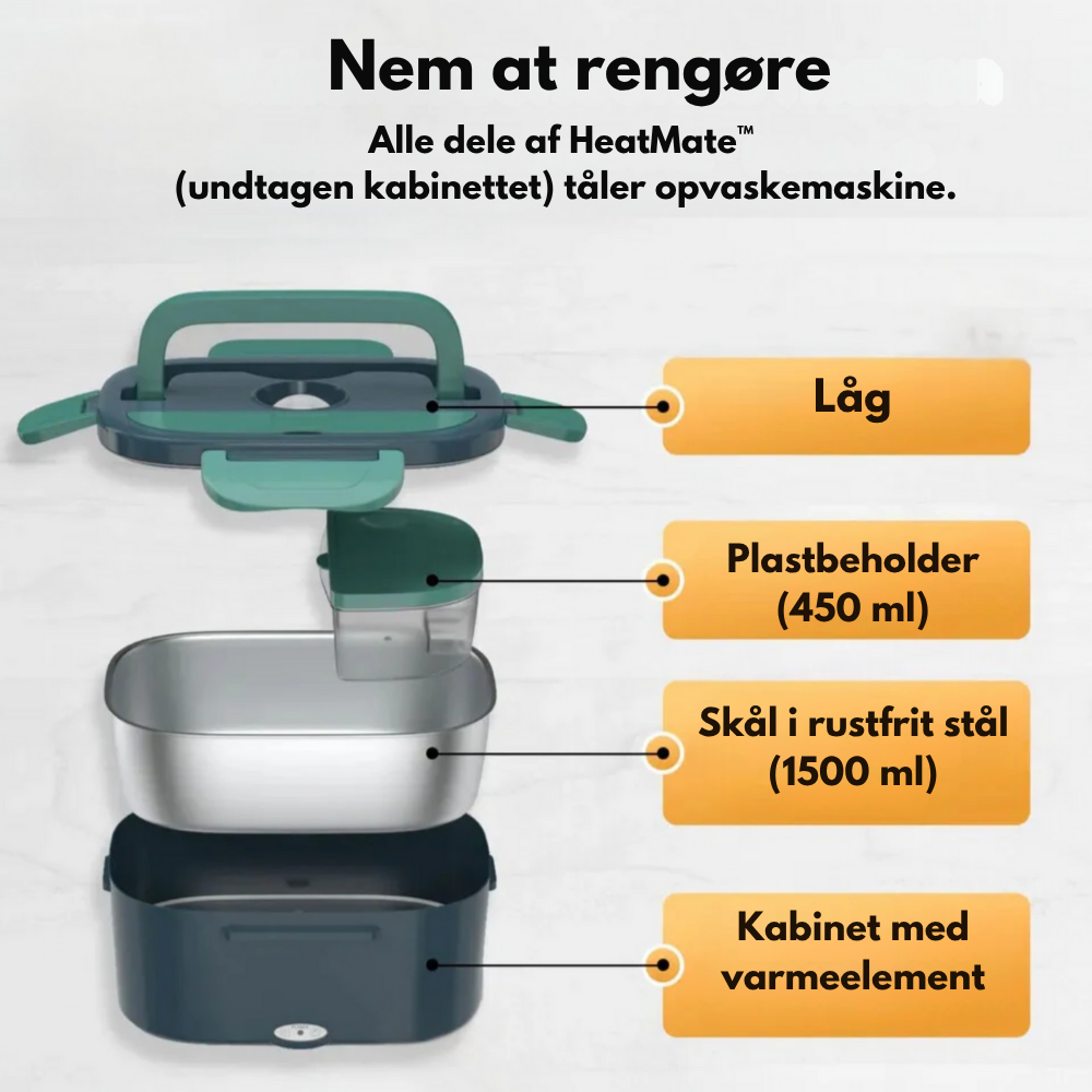 HeatMate™ | Spis varm mad overalt – uden mikrobølgeovn