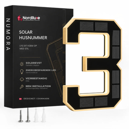 Numora™ | Gør dit husnummer synligt hele natten