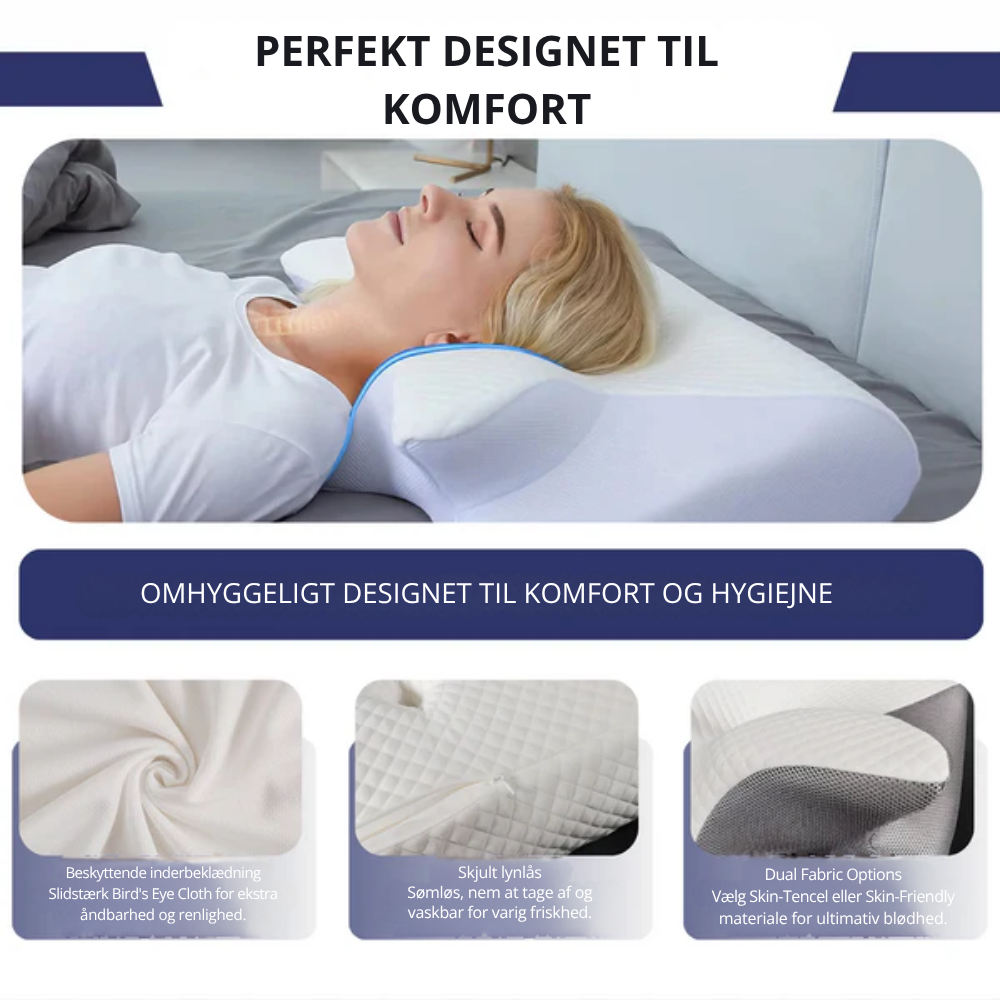 ErgoPillow™ | Vågn udhvilet efter roligere og dybere søvn