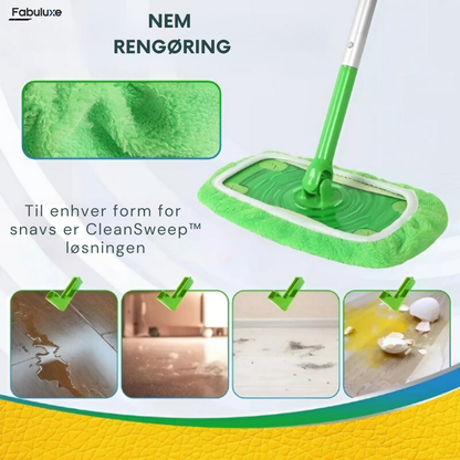 CleanSweep™ | Drop engangsklude – gør rent smartere og spar penge