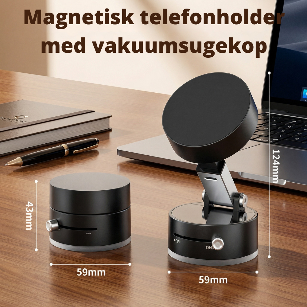 SnapMount™ | Placer din telefon sikkert uden besvær