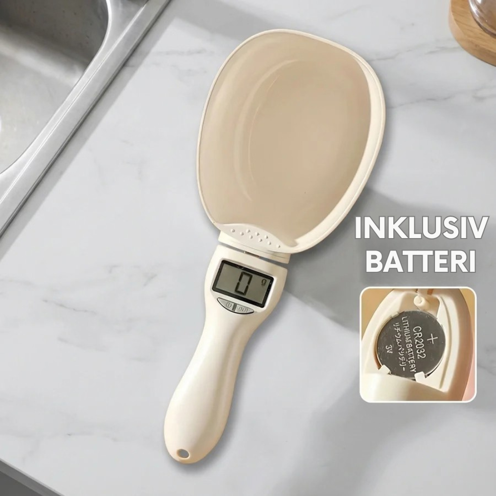 SmartScoop™ | Vej små ingredienser direkte i skeen