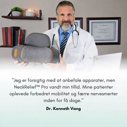 NeckRelief™ Pro | Vågn op med mindre smerte og mere ro