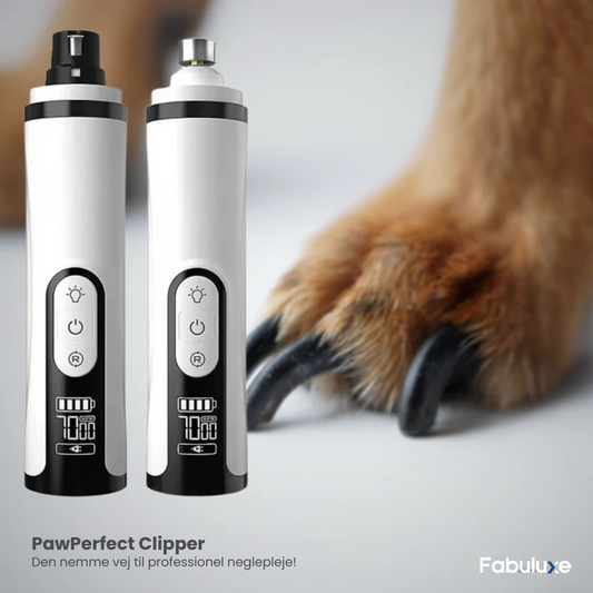 PawPerfect™ | Elektrisk negleklipper med LED og USB-opladning