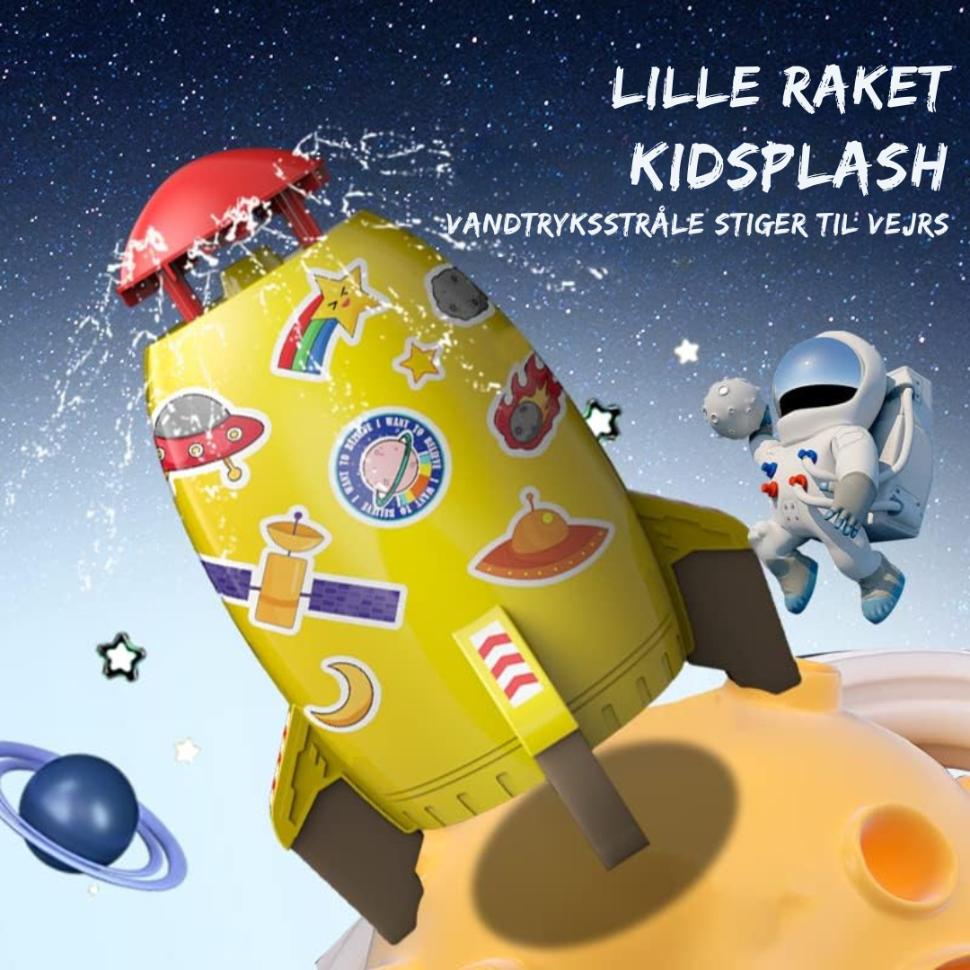 KidSplash™ | Den flyvende vandraket til endeløs sommerleg!