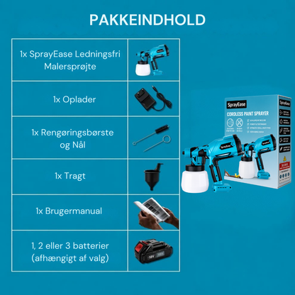 SprayEase™ | Maler større projekter hurtigere med mindre besvær