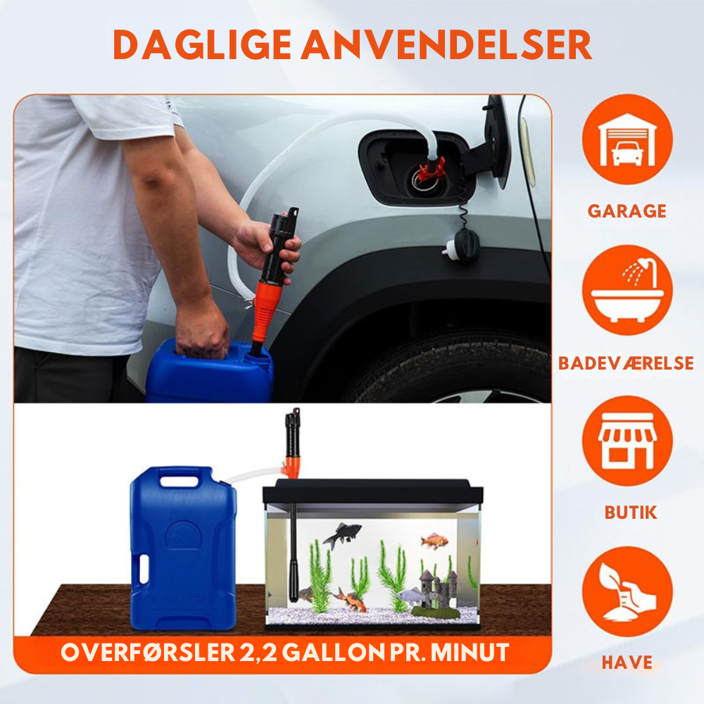 FlowPump™ Pro | Elektrisk væskepumpe til lettere og renere overførsel