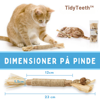 TidyTeeth™ | Naturlig Silvervine Stick tyggelegetøj til katte
