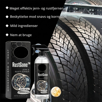 RustGone™ | Rustfjerner spray til bil og metaloverflader