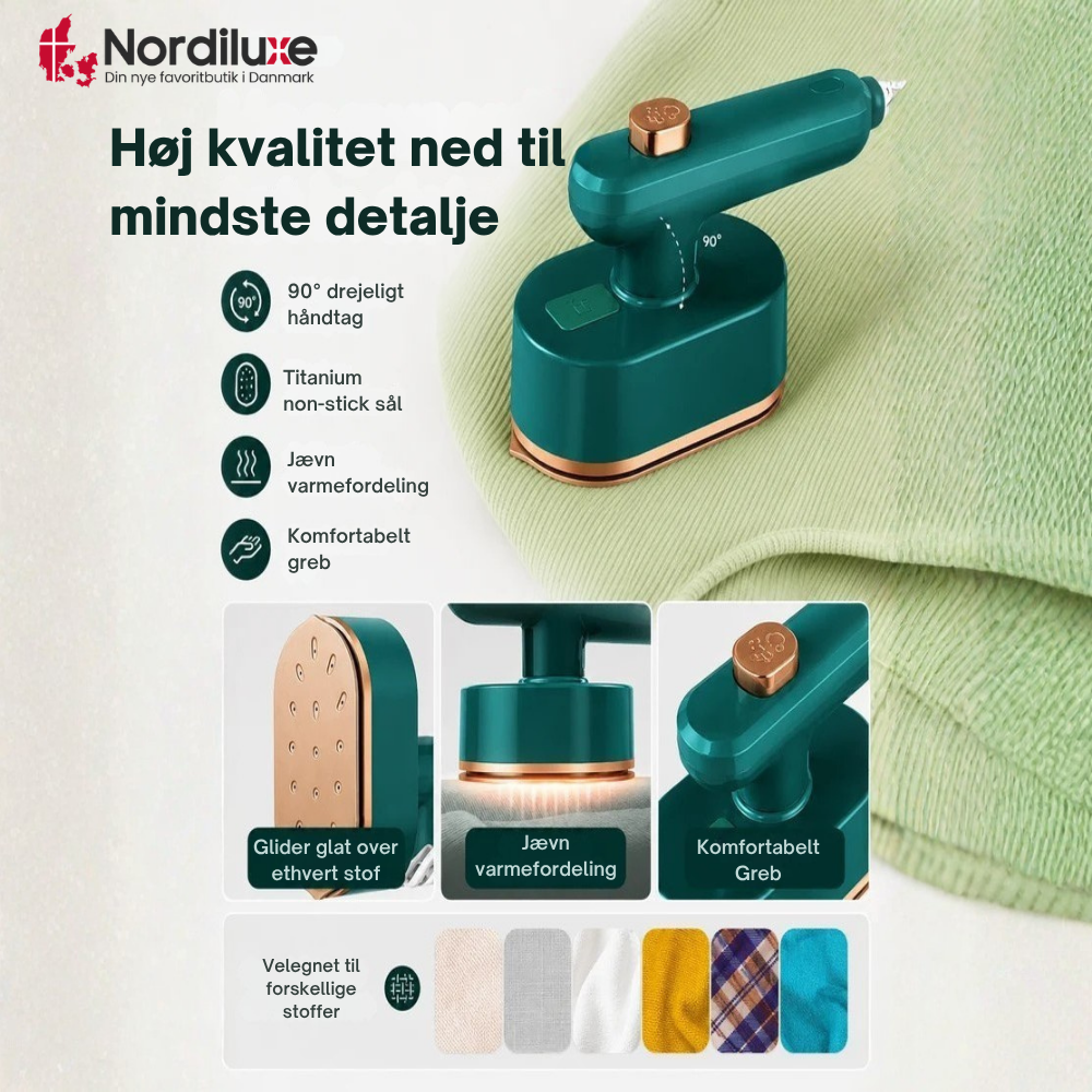 IronGo™ | Kompakt dampstrygejern til hurtige krøllefri touch-ups