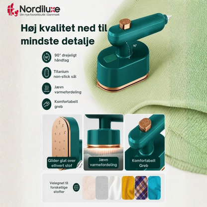 IronGo™ | Kompakt dampstrygejern til hurtige krøllefri touch-ups