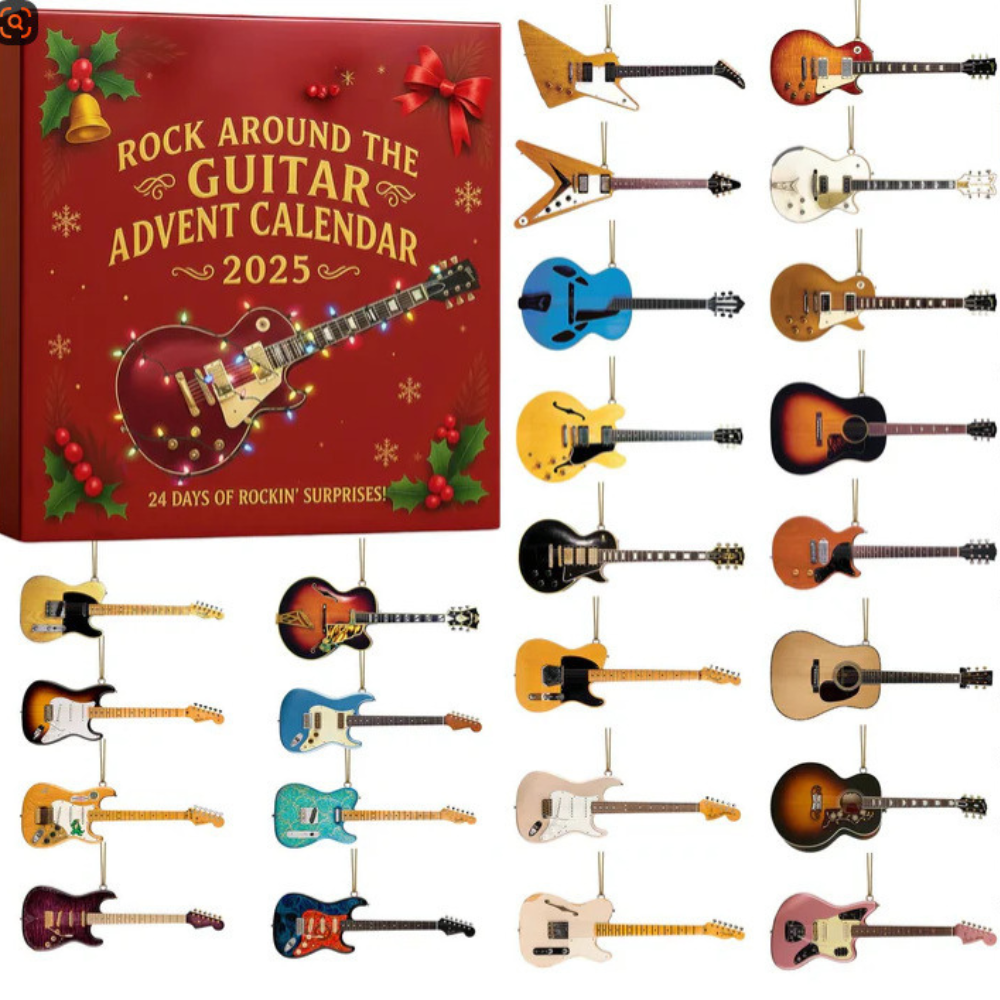 JingleStrings™ | Skab julestemning med 24 miniatureguitarer