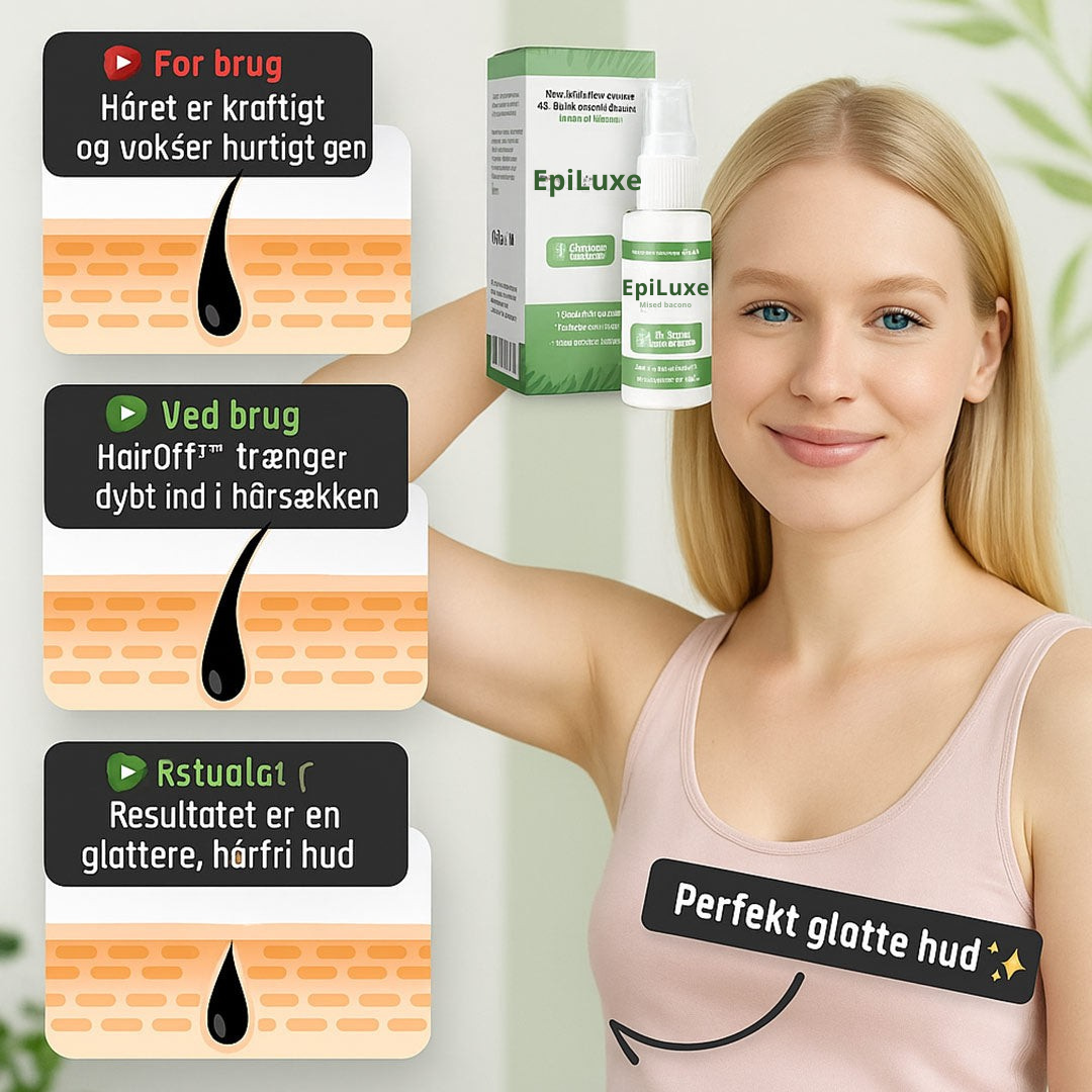 EpiLuxe™ | Slip for indgroede hår og besværlig daglig barbering!
