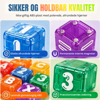 SmartBlocks™ | Magnetisk byggeleg med bogstaver tal og fantasi