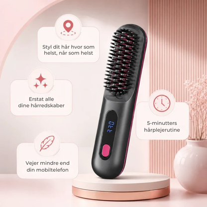 HeatBrush™ | Kort hår med volumen på få minutter