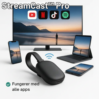 StreamCast™ Pro | Større skærmoplevelser uden Wi Fi eller besvær