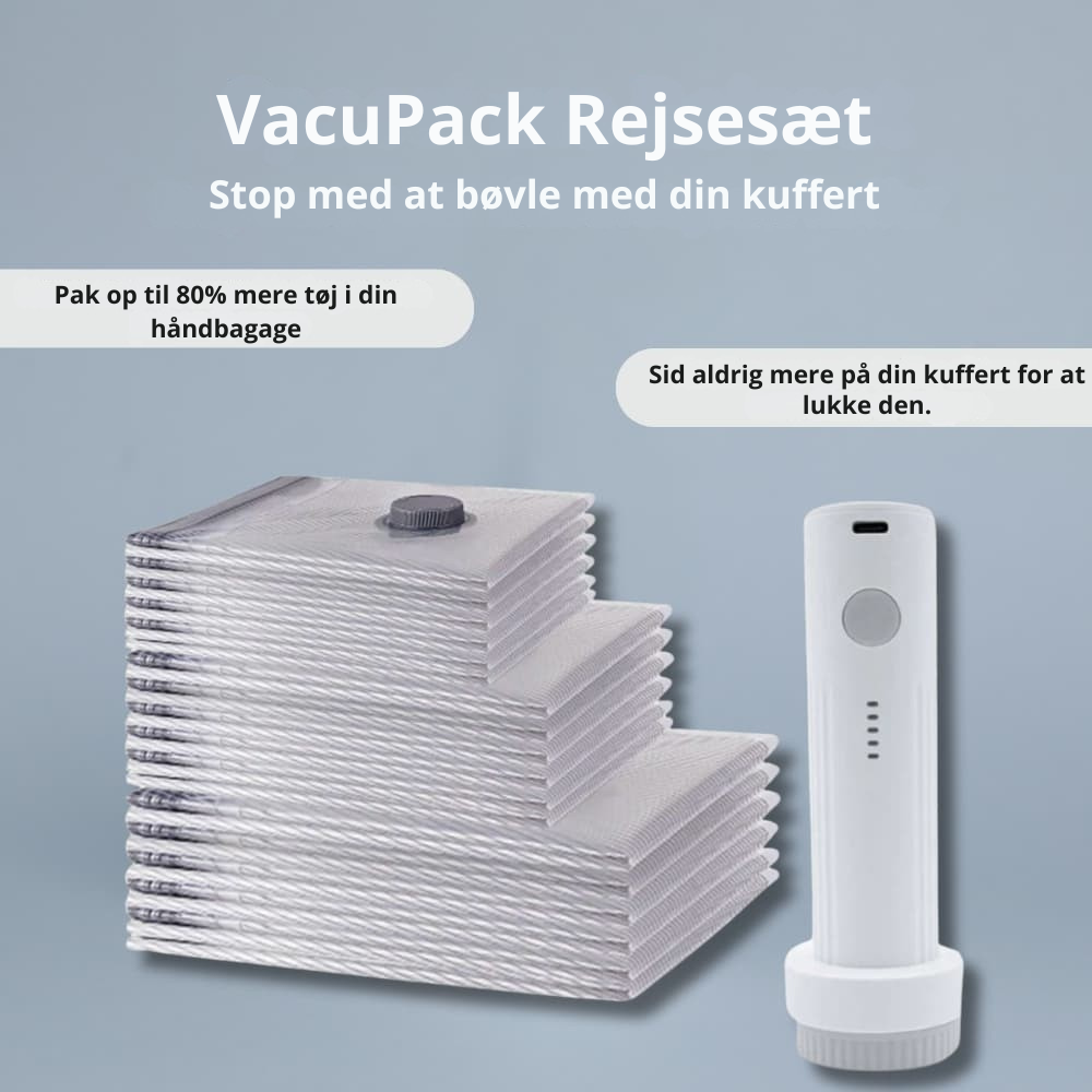 VacuPack™ | Pak smartere og få plads til meget mere