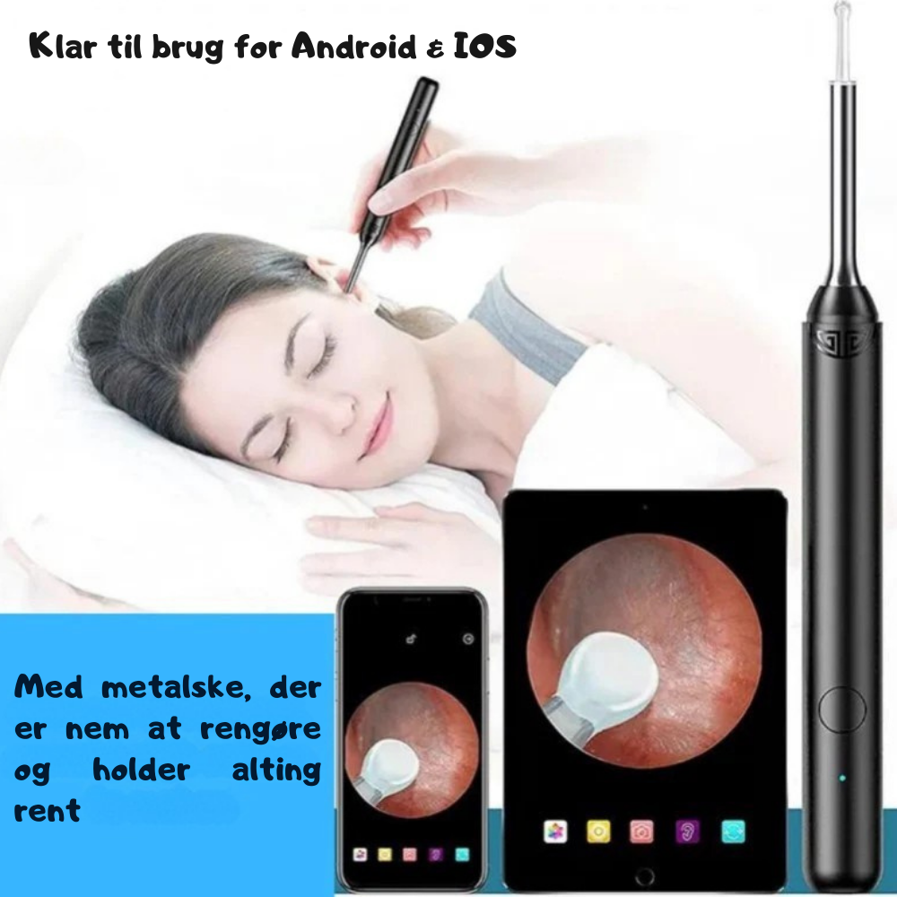 EarPure™ | Rens dine ører sikkert og præcist – uden vatpinde eller risiko