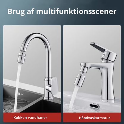 FlexiFlow™ | 360° Vandhane-forlænger – Fleksibel og praktisk vandstrøm til enhver vask