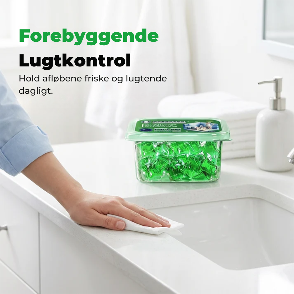 OdorAway™ | Friskere afløb til et mere indbydende hjem