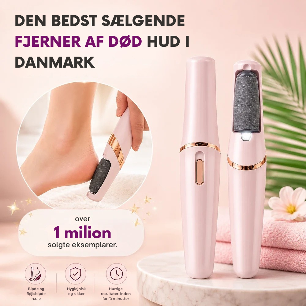 PediSmooth™ | Elektrisk fodpleje til bløde velplejede hæle hjemme