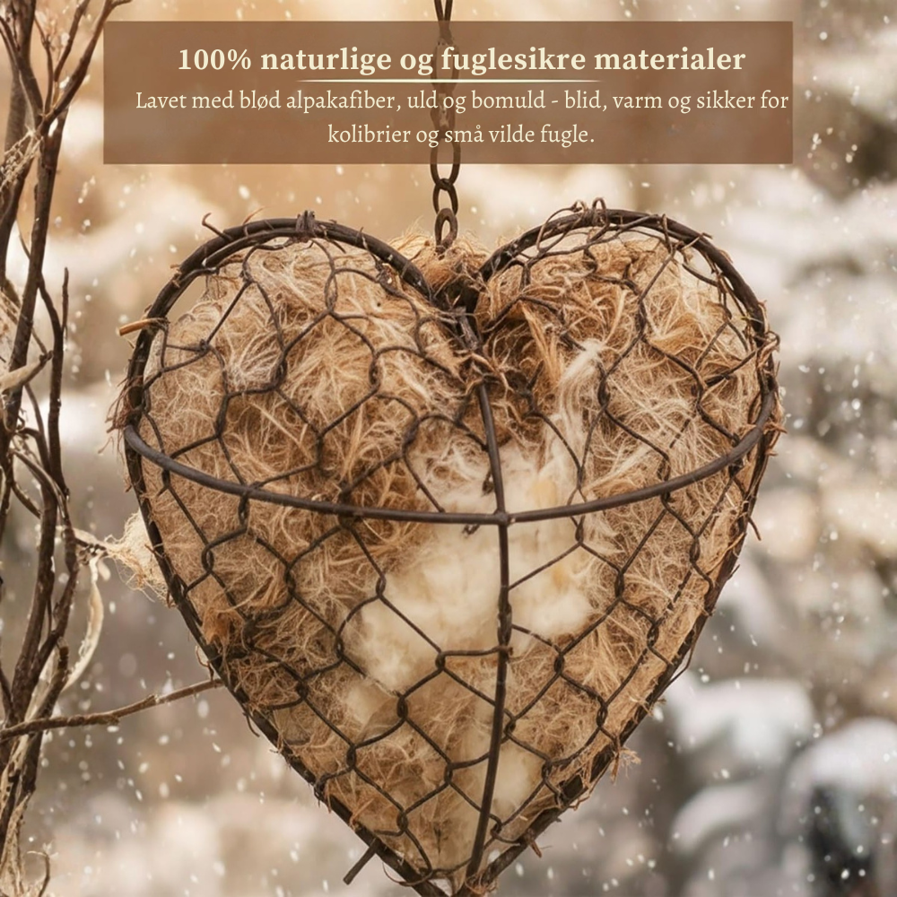 NestHeart™  | Hjælp havens fugle med varme og tryghed i kolde måneder